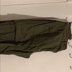 Green high waisted pants